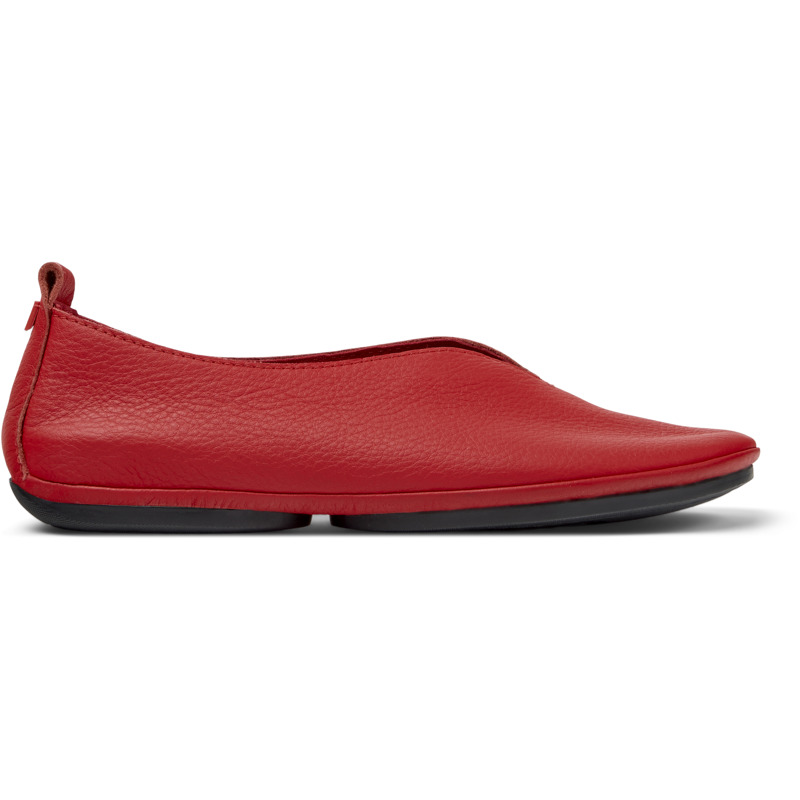 Camper Nina Leather Ballet Flats In Red
