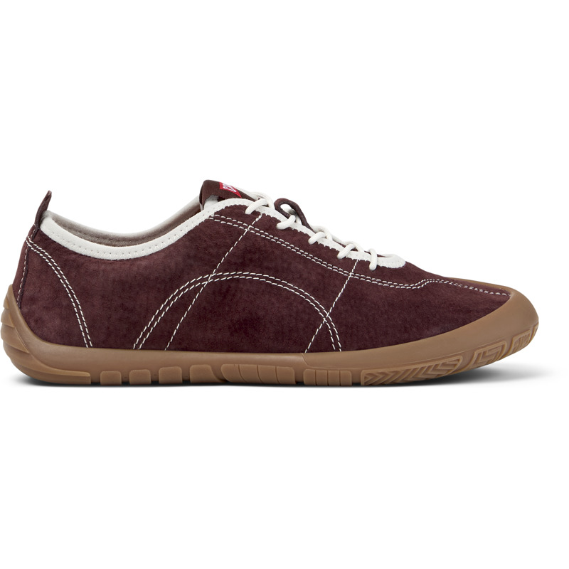 CAMPER Peu Path - Casual para Mujer - Burdeos, talla 36, Ante o Piel Vuelta