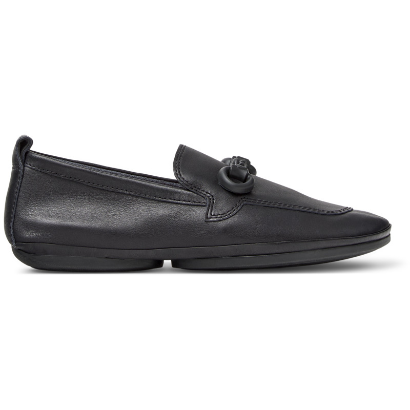CAMPER Right Nina - Zapatos planos para Mujer - Negro, talla 35, Piel Lisa