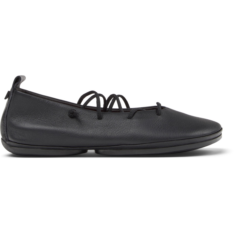 CAMPER Right Nina - Zapatos planos para Mujer - Negro, talla 41, Piel Lisa