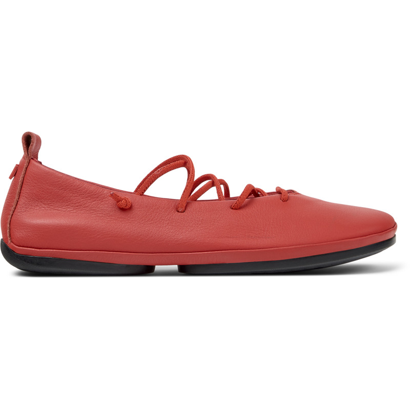CAMPER Right Nina - Zapatos planos para Mujer - Rojo, talla 35, Piel Lisa