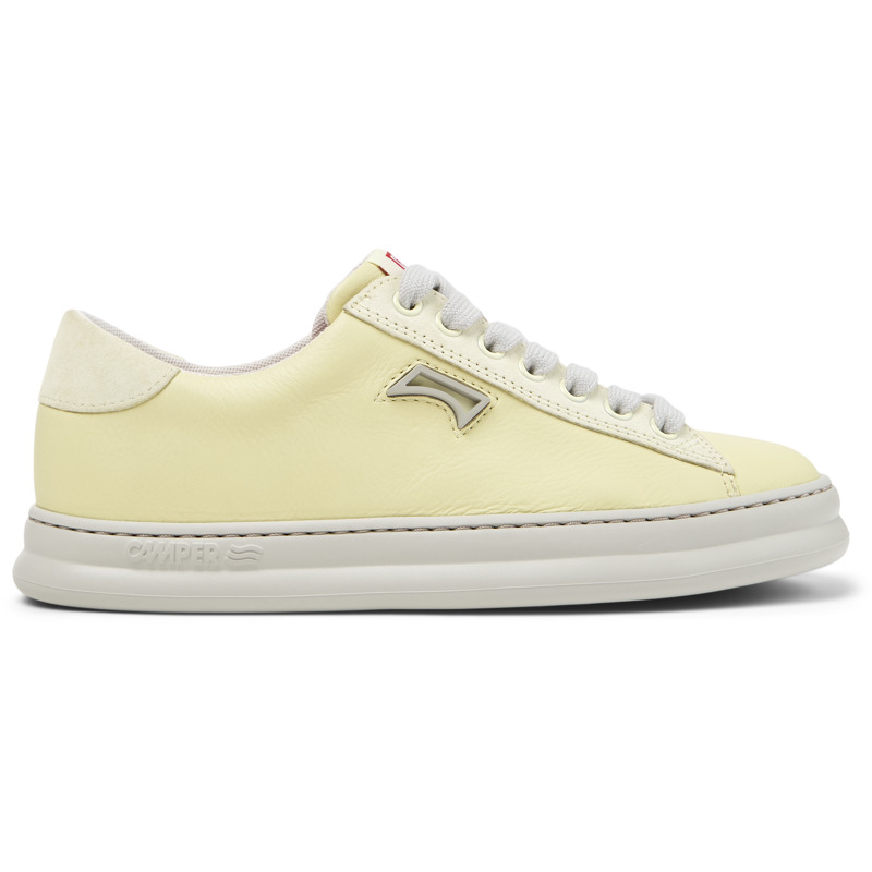 CAMPER Runner - Casual para Mujer - Amarillo, talla 35, Piel Lisa/Piel Vuelta