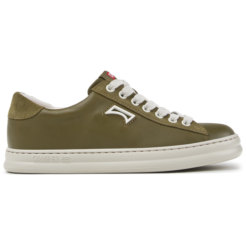 CAMPER Runner - Casual para Mujer - Verde, talla 35, Piel Lisa/Piel Vuelta