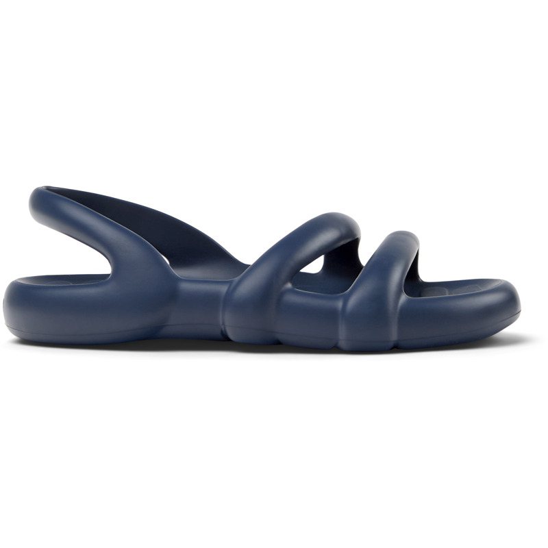 CAMPER Kobarah Flat Wide - Sandalias para Mujer - Azul, talla 35, Sintético