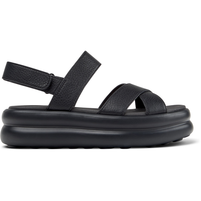 CAMPER Pelotas Flota Up - Sandalias para Mujer - Negro, talla 35, Piel Lisa
