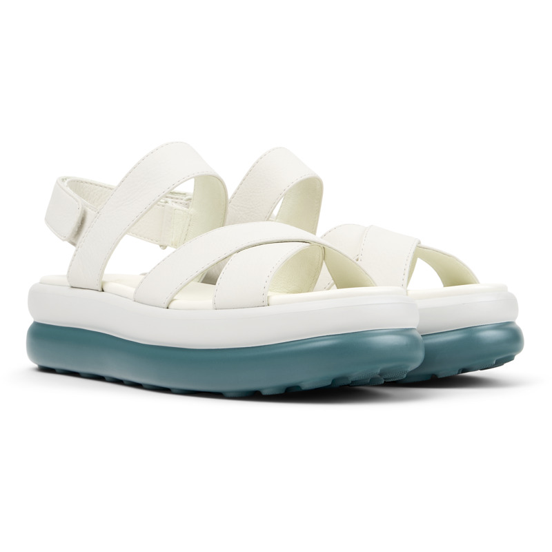 Camper Pelotas Flota Up - Sandals For Women - White, Size 41, Smooth Leather - 2