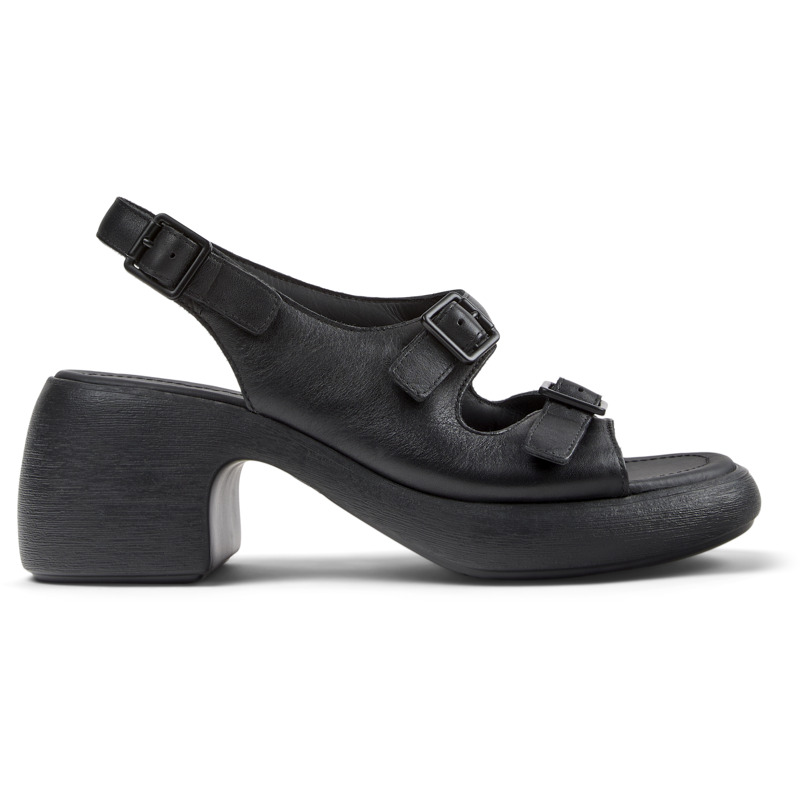 CAMPER Thelma Sandal - Πέδιλα Για Γυναικεία - Μαύρο, Μέγεθος 40, Smooth leather