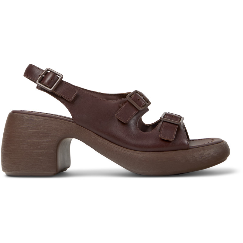 CAMPER Thelma Sandal - Πέδιλα Για Γυναικεία - Καφέ, Μέγεθος 41, Smooth leather