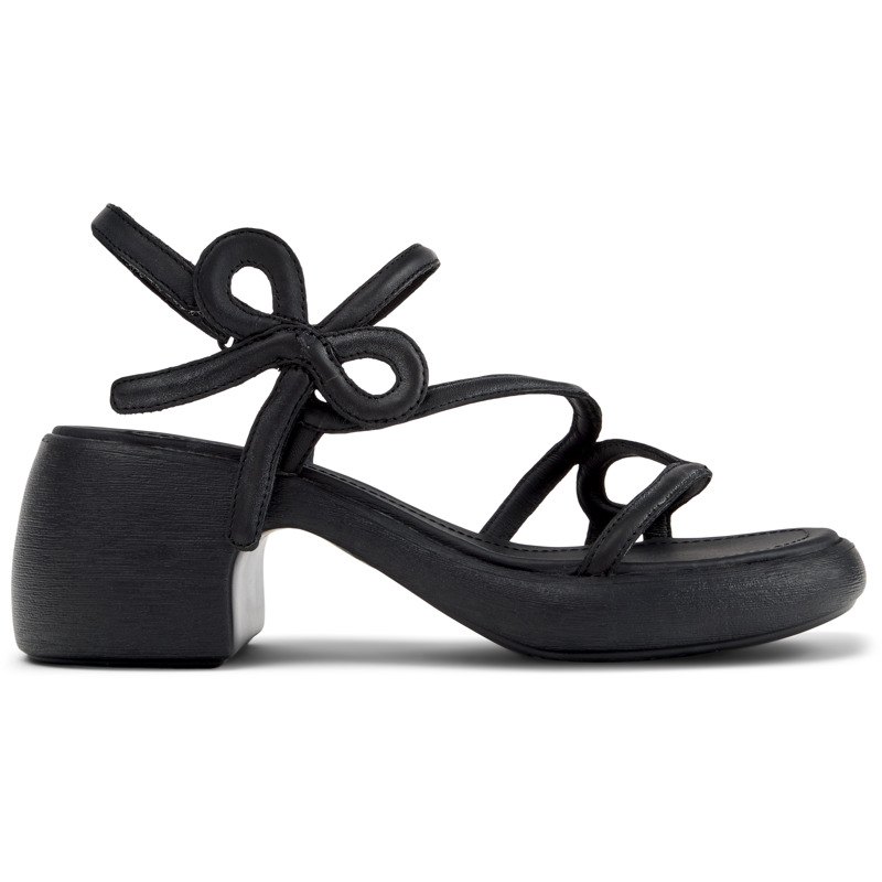 CAMPER Twins - Πέδιλα Για Γυναικεία - Μαύρο, Μέγεθος 41, Smooth leather