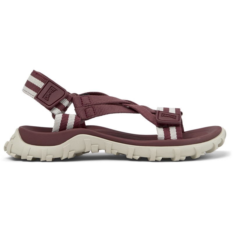 CAMPER Drift Trail Sandal - Sandalias para Mujer - Burdeos,Beige, talla 37, Textil