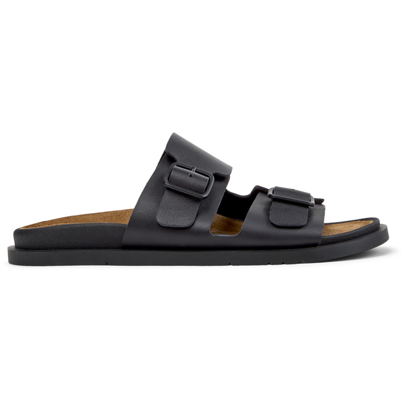 CAMPER Lluc Sandal - Sandalias para Mujer - Negro, talla 41, Piel Lisa