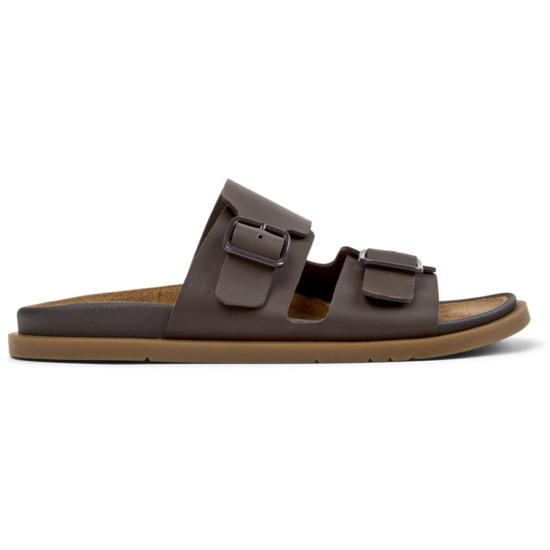CAMPER Lluc Sandal - Sandalias para Mujer - Marron, talla 35, Piel Lisa