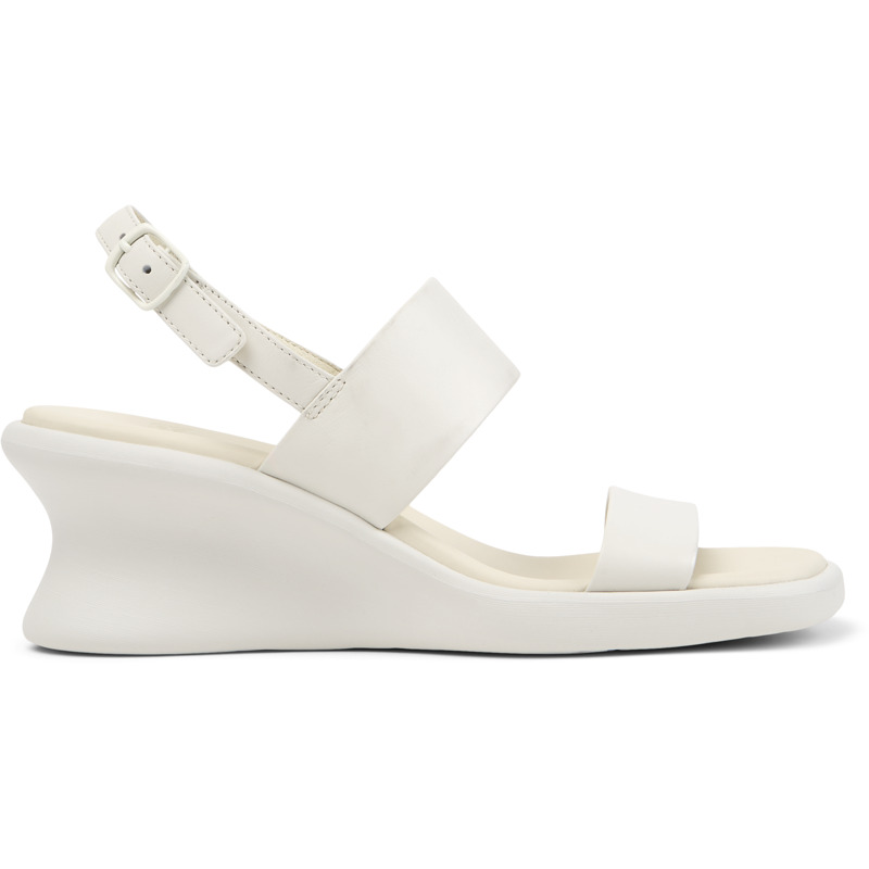 CAMPER Louise Sandal - Sandalias para Mujer - Blanco, talla 39, Piel Lisa