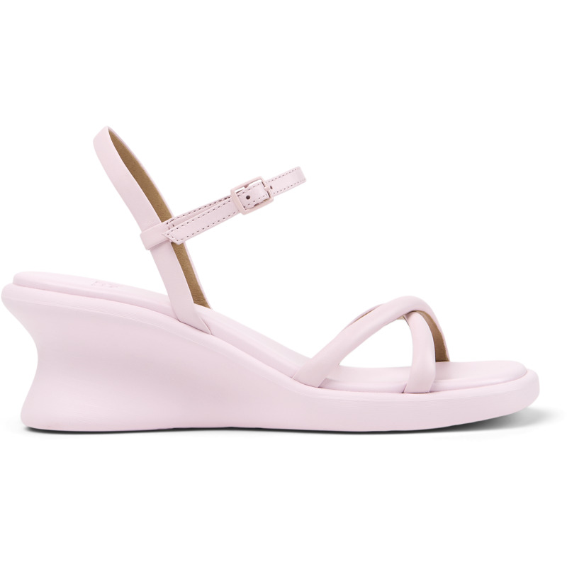 CAMPER Louise Sandal - Sandalias para Mujer - Rosa, talla 35, Piel Lisa