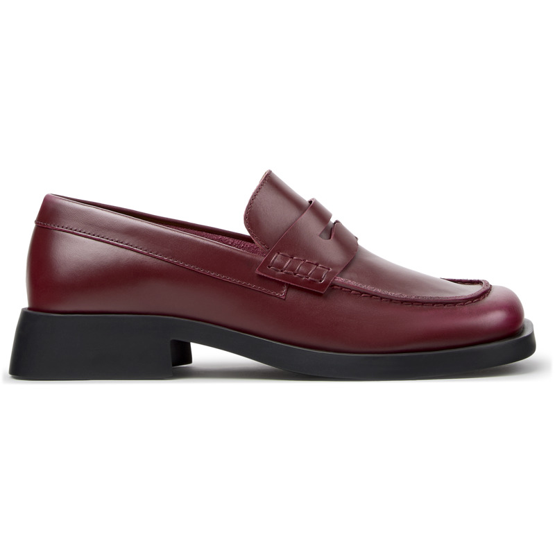 CAMPER Donna - Zapatos de vestir para Mujer - Burdeos,Rosa, talla 35, Piel Lisa