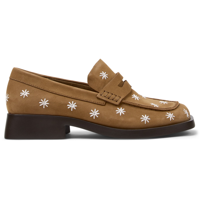 CAMPER Donna - Zapatos de vestir para Mujer - Marron, talla 42, Ante o Piel Vuelta