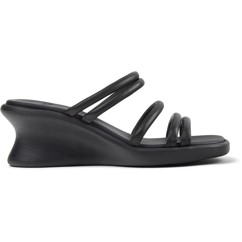 CAMPER Louise Sandal - Πέδιλα Για Γυναικεία - Μαύρο, Μέγεθος 40, Smooth leather
