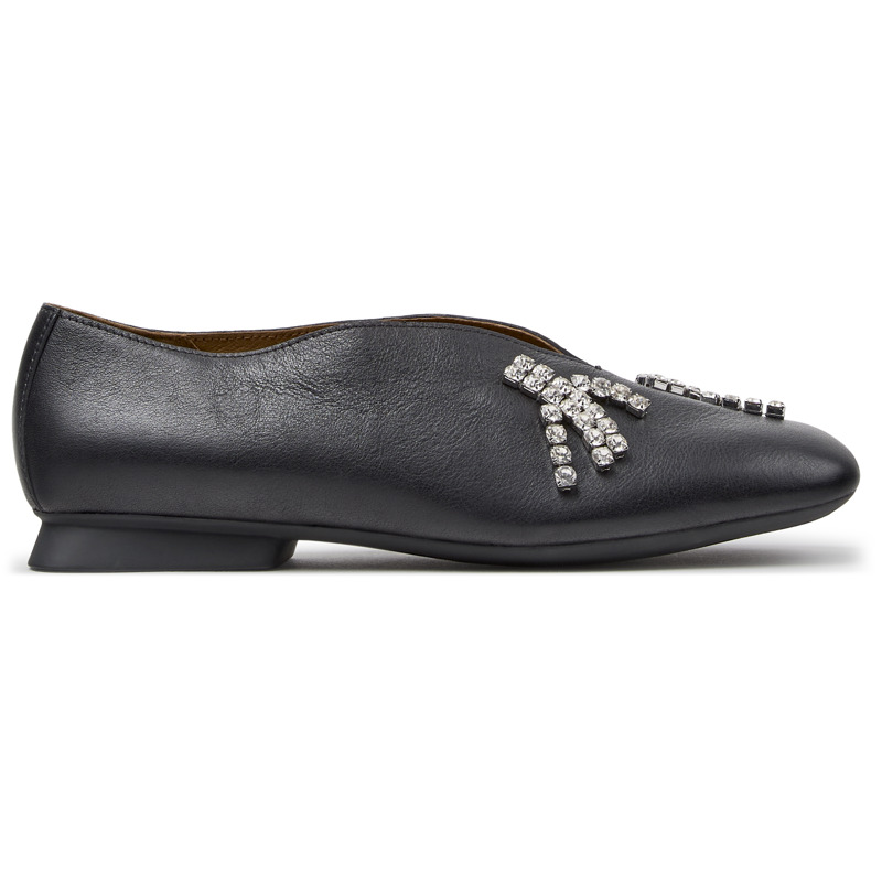 CAMPER Twins - Bailarinas para Mujer - Negro, talla 37, Piel Lisa