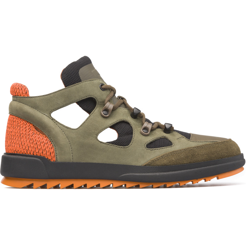 Camper Marges, Sneaker Uomo, Verde/Arancione/Nero, Misura 39 (EU), K300147-001