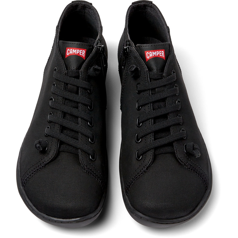CAMPER Peu - Ankle Boots For Men - Black, Size 43, Cotton Fabric