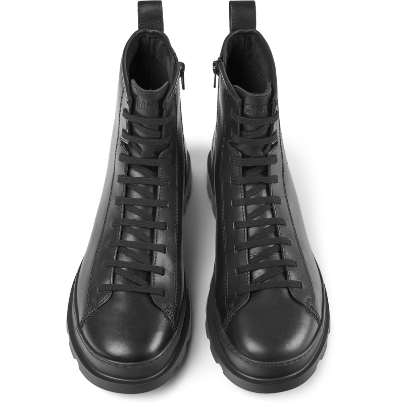 CAMPER Brutus - Ankle Boots For Men - Black, Size 45, Smooth Leather