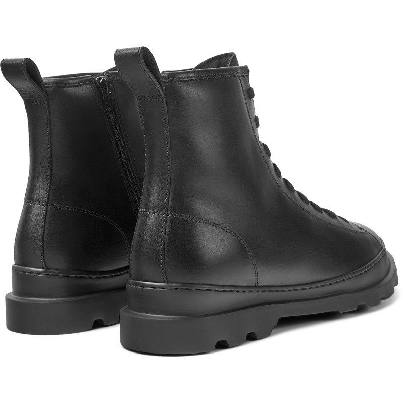CAMPER Brutus - Ankle Boots For Men - Black, Size 11, Smooth Leather
