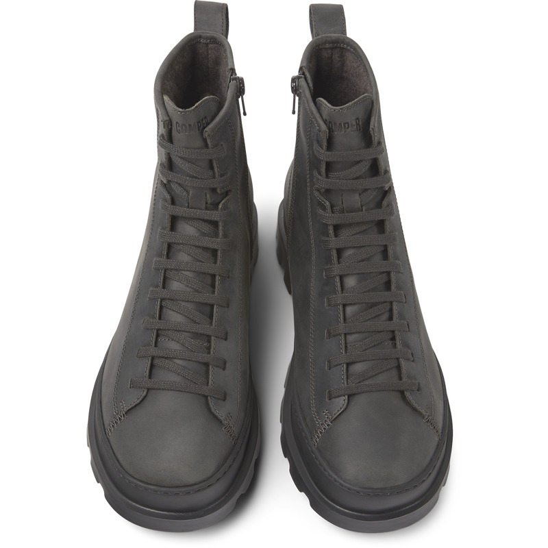 CAMPER Brutus - Ankle Boots For Men - Grey, Size 43, Suede