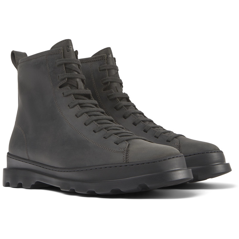 Camper Brutus - Ankle Boots For Men - Grey, Size 45, Suede