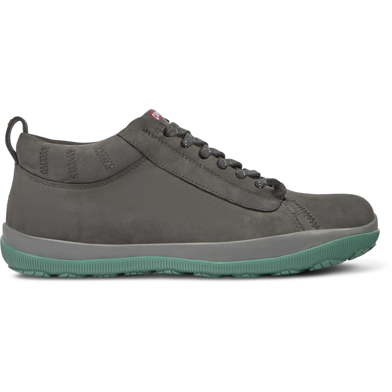CAMPER Peu Pista - Botines para Hombre - Gris, talla 44, Ante o Piel Vuelta