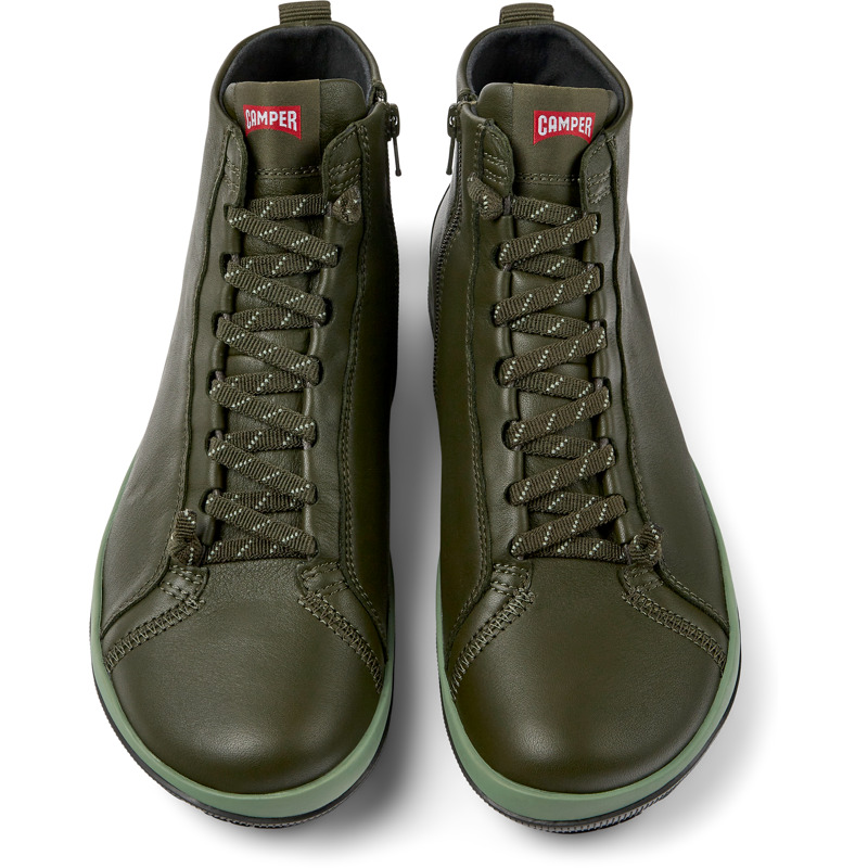 CAMPER Peu Pista GORE-TEX - Ankle Boots For Men - Green, Size 40, Smooth Leather