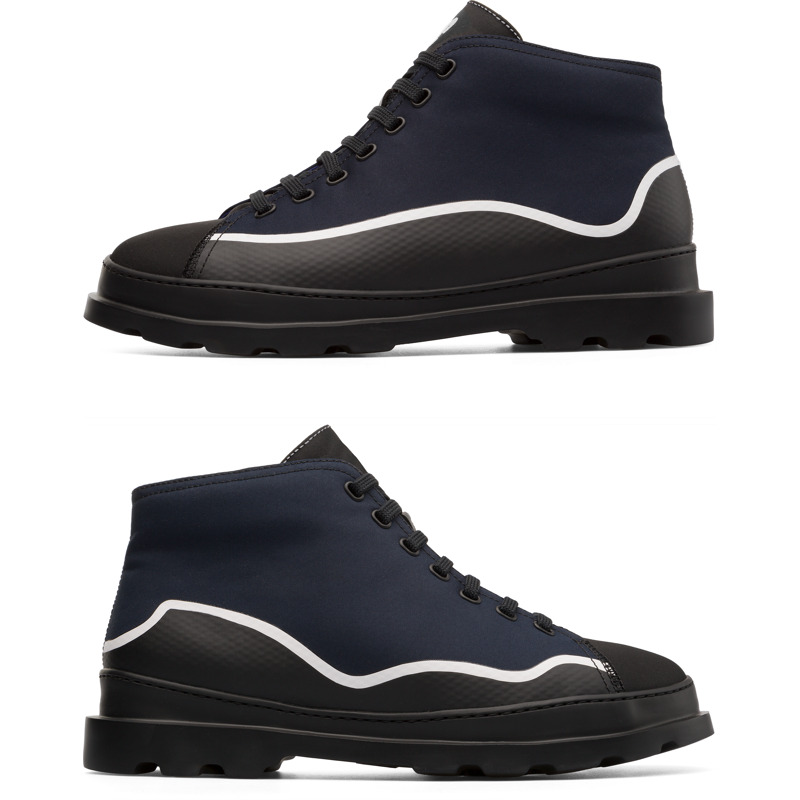 Camper Twins, Bottines Homme, Bleu/Noir/Blanc, Taille 39 (EU), K300299-002