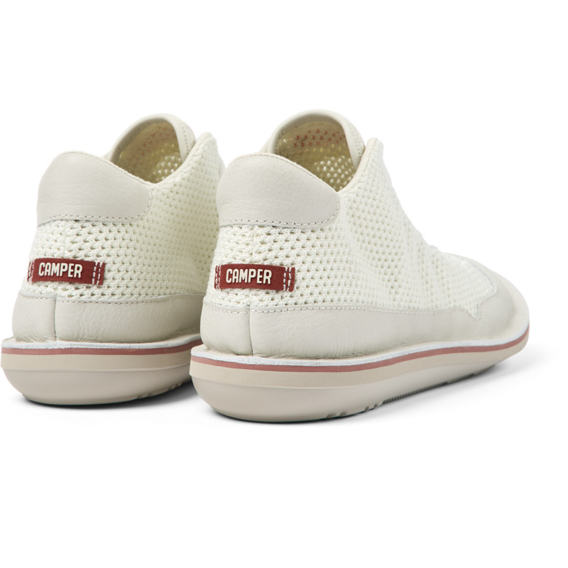 Camper Beetle - Casual For Men - White, Size 39, Cotton Fabric/Smooth Leather