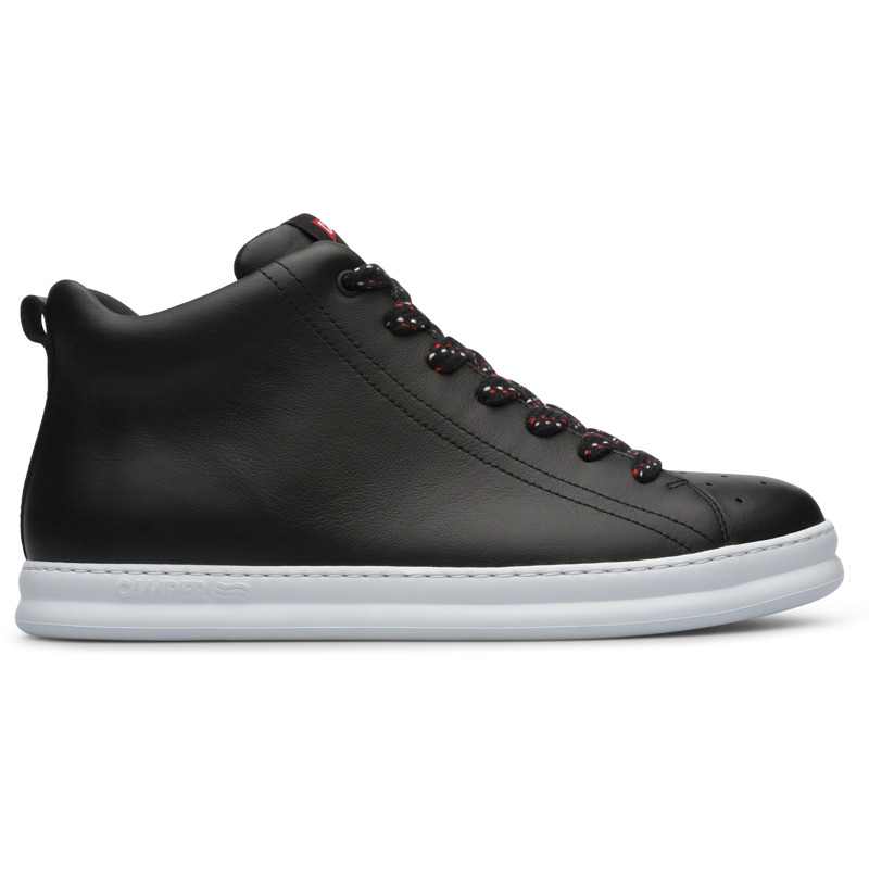 CAMPER Runner - Botines para Hombre - Negro, talla 39, Piel Lisa