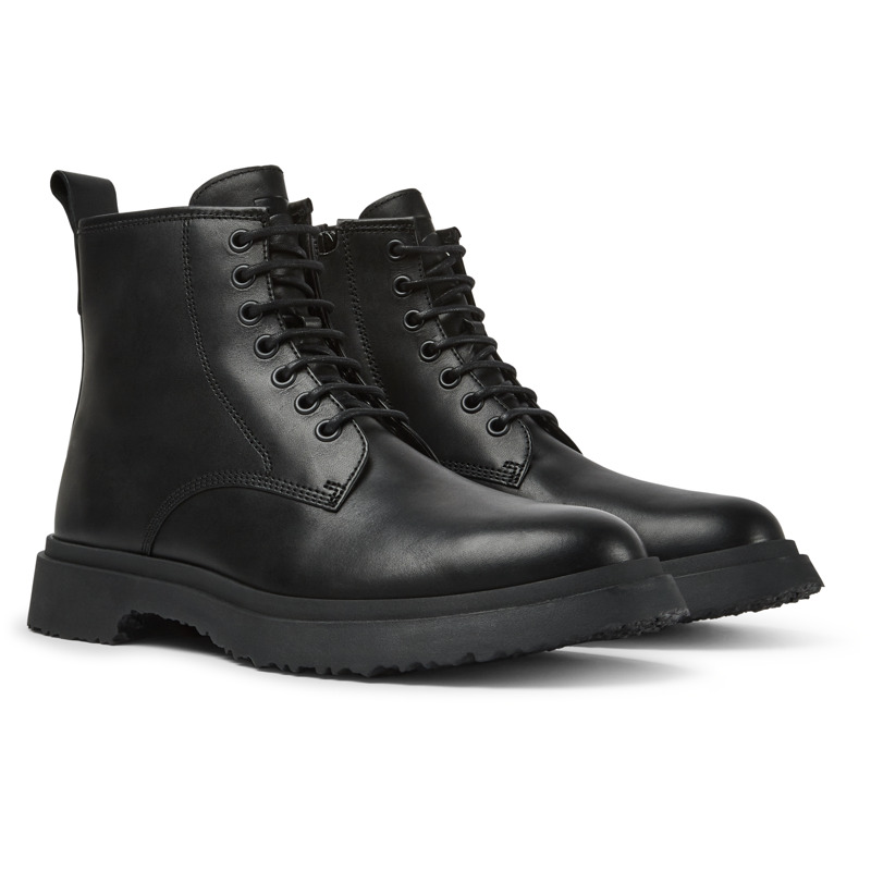 CAMPER Walden - Ankle Boots For Men - Black, Size 45, Smooth Leather