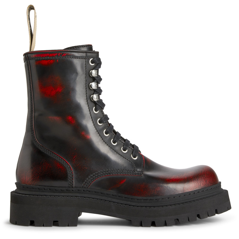 CAMPERLAB Eki - Boots For Men - Black,Red, Size 41, Smooth Leather