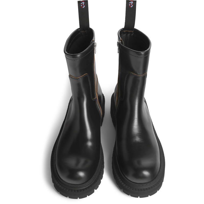 CAMPERLAB Eki - Boots For Men - Black, Size 10.5, Smooth Leather