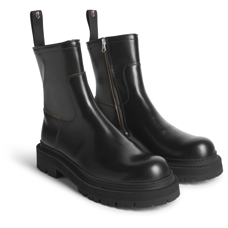 CAMPERLAB Eki - Boots For Men - Black, Size 42, Smooth Leather