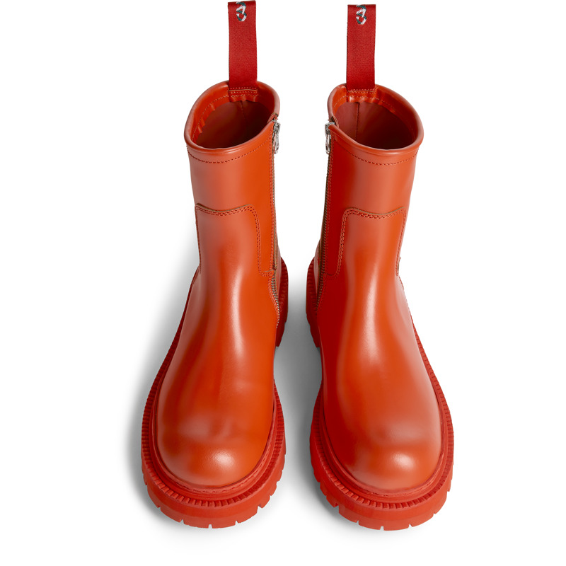 CAMPERLAB Eki - Laarzen Voor Heren - Rood, Maat 40, Smooth Leather