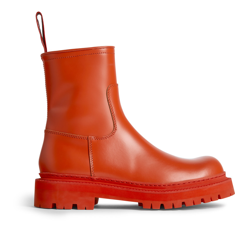 CAMPERLAB Eki - Laarzen Voor Heren - Rood, Maat 40, Smooth Leather
