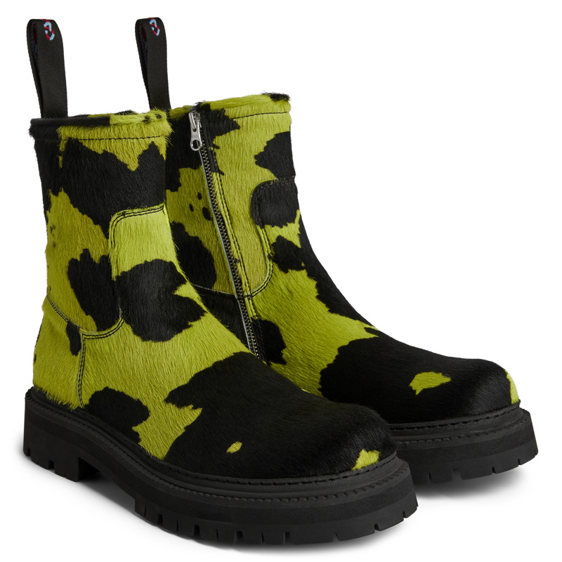 Camper - Boots For - Green, Black, Size 39,
