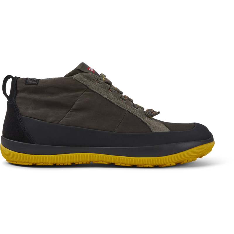 CAMPER Peu Pista - Botines para Hombre - Verde, talla 39, Textil/Piel Vuelta