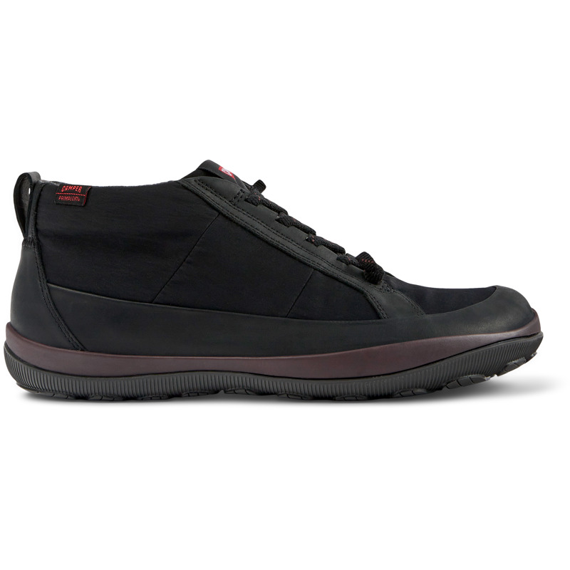 CAMPER Peu Pista PrimaLoft® - Ankle Boots For Men - Black, Size 44, Cotton Fabric/Smooth Leather