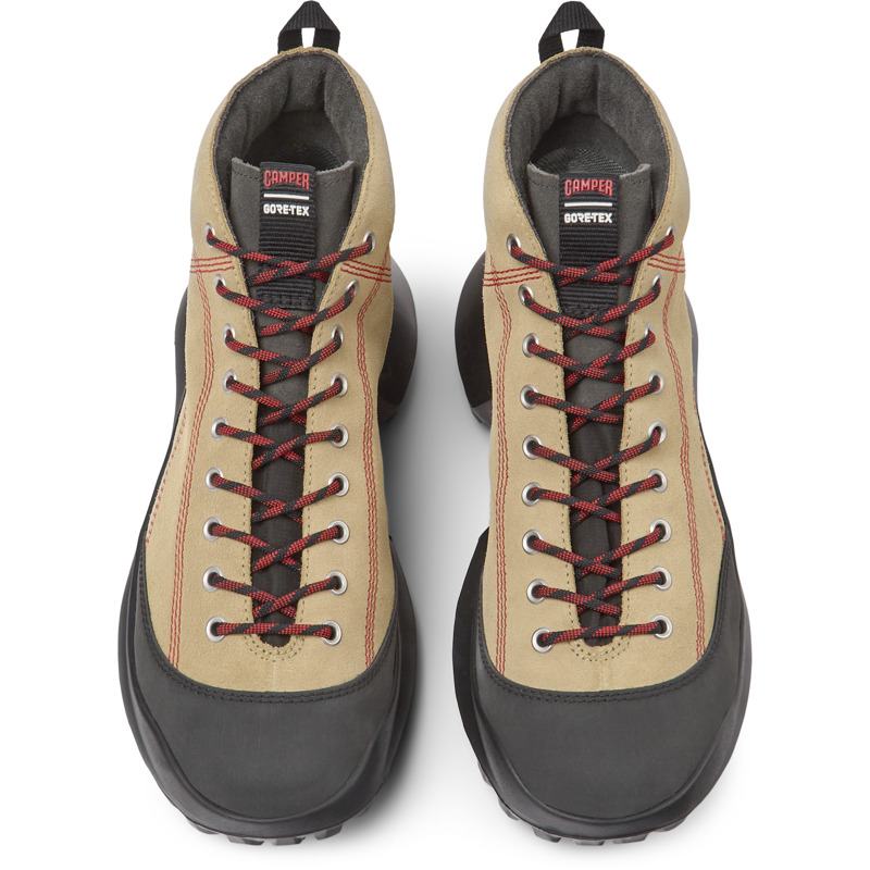 Camper Crclr - Ankle Boots For Men - Beige, Black, Grey, Size 44, Cotton Fabric