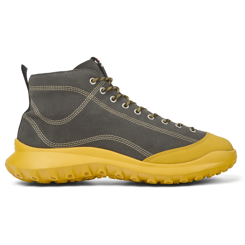 CAMPER CRCLR - Botines para Hombre - Gris,Amarillo,Negro, talla 39, Piel Vuelta/Textil