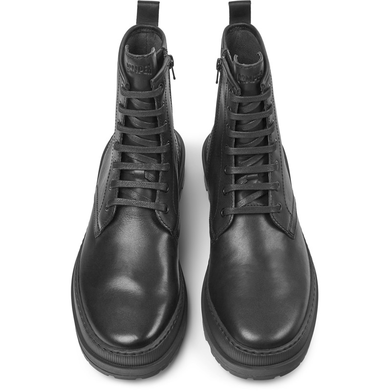 CAMPER Brutus Trek - Ankle Boots For Men - Black, Size 12, Smooth Leather