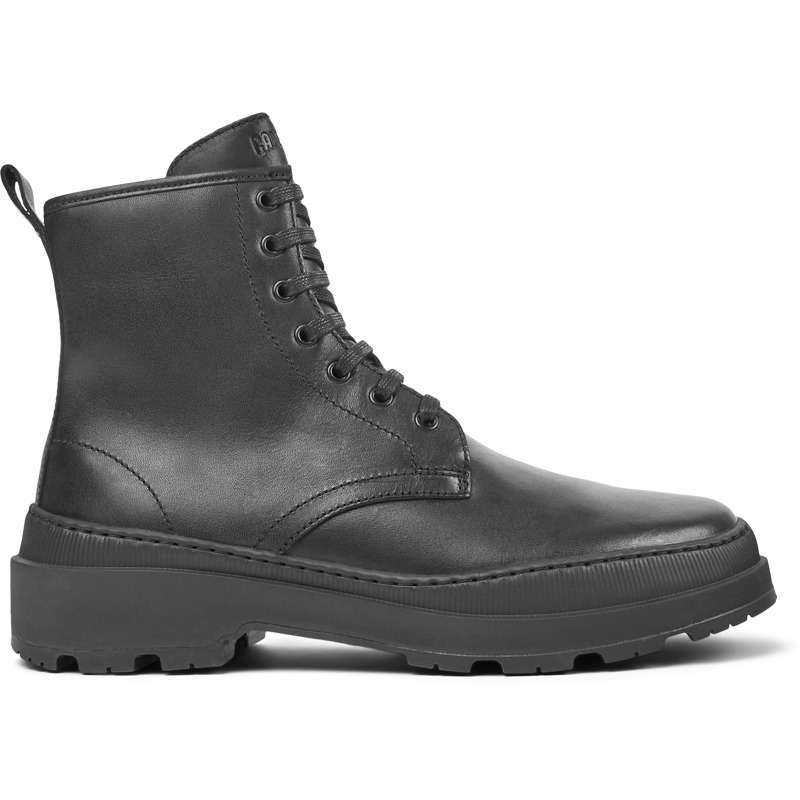 CAMPER Brutus Trek - Ankle Boots For Men - Black, Size 6.5, Smooth Leather