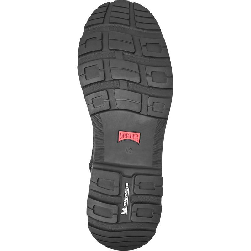 CAMPER Brutus Trek - Ankle Boots For Men - Black, Size 6.5, Smooth Leather