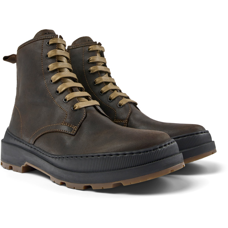 Camper Brutus Trek - Ankle Boots For Men - Brown, Size 41, Suede