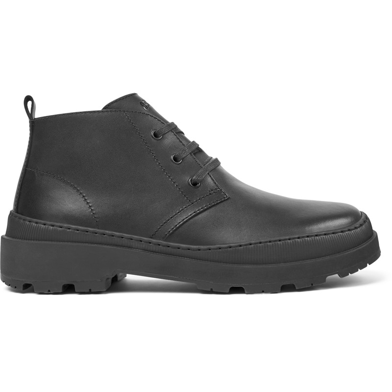 CAMPER Brutus Trek - Ankle Boots For Men - Black, Size 40, Smooth Leather