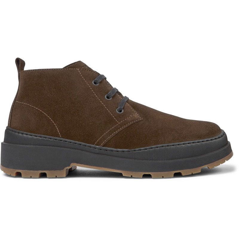 CAMPER Brutus Trek - Ankle Boots For Men - Brown, Size 8, Suede